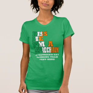 Camiseta Béseme que soy un Leprechaun