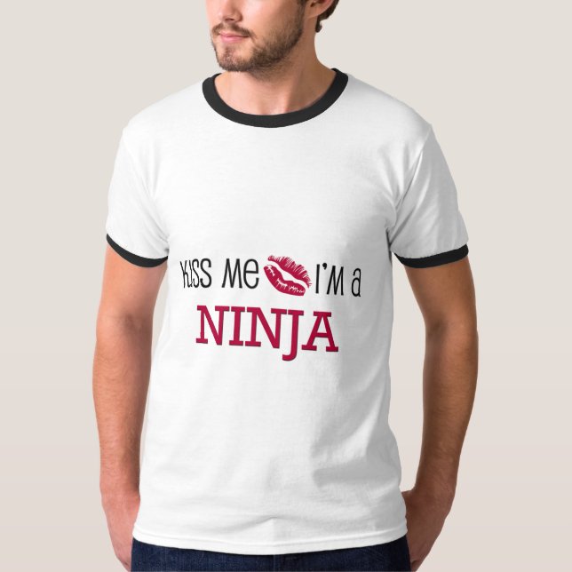 Camiseta Béseme que soy un NINJA (Anverso)