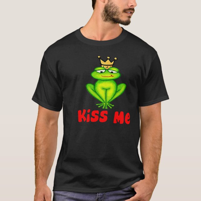 Camiseta Béseme rana (Anverso)