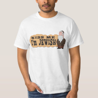 Camiseta ¡Béseme! ¡Soy judío! - El humor judío más fino