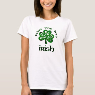 Camiseta Béseme, yo son irlandés