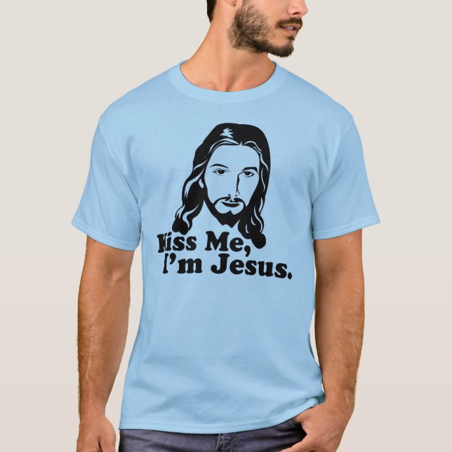 Camiseta Béseme, yo son Jesús (Anverso)