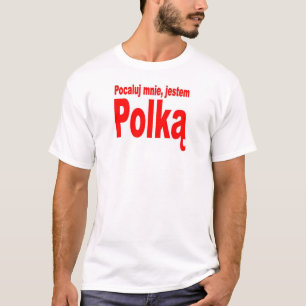 Camiseta Béseme, yo son polaco