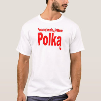Camiseta Béseme, yo son polaco