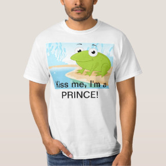 Camiseta ¡Béseme, yo son un príncipe!