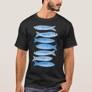 Camiseta Besito sardinas