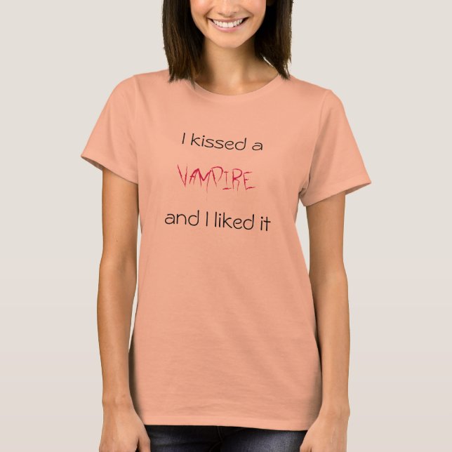 Camiseta besó a un vamp (Anverso)