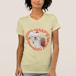 Camiseta Beso con barba de collie Sloppy B&C