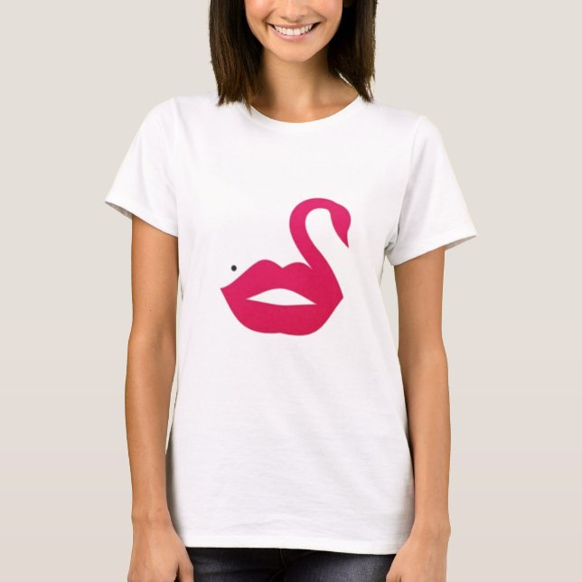 Camiseta Beso con forma de pelícano (Anverso)