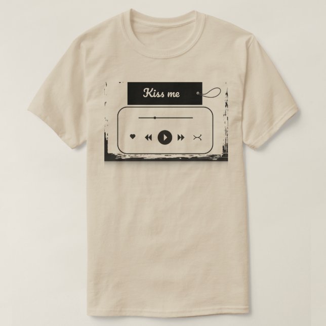 Camiseta Beso de amor (Diseño del anverso)