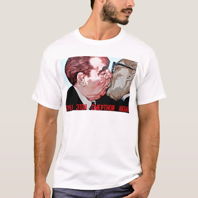 Camiseta Beso de Brezhnev y de Honeker, galería de la zona (Anverso)