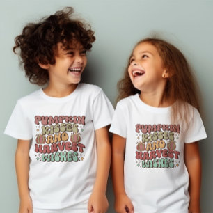 Camiseta Beso De Calabaza Y Deseos De Cosecha Caen Día De A