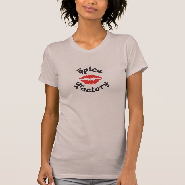 Camiseta Beso de la fábrica de la especia (Anverso)
