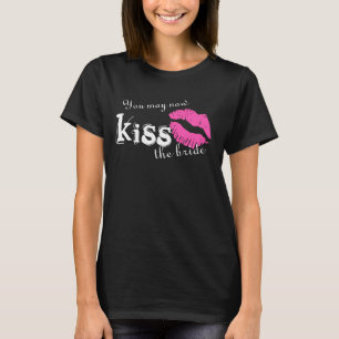 Camiseta Beso de pintalabios rosados al anochecer