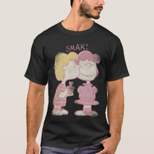 Camiseta Beso de San Valentín de Schroeder y Lucy