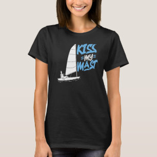 Camiseta Beso de vela mi barco de vela más grande