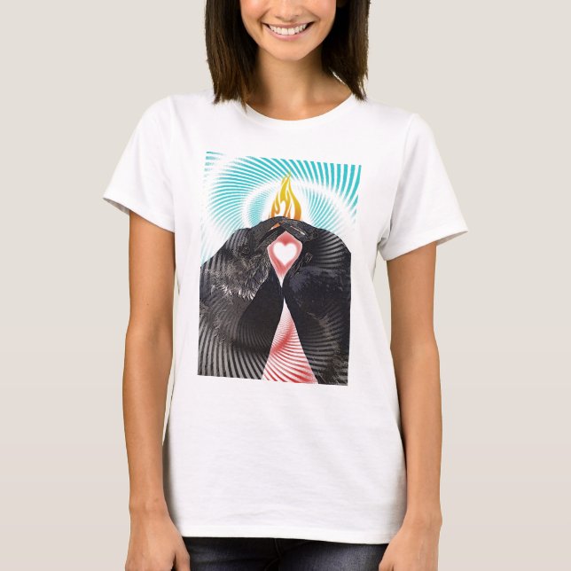 Camiseta beso del cuervo (Anverso)