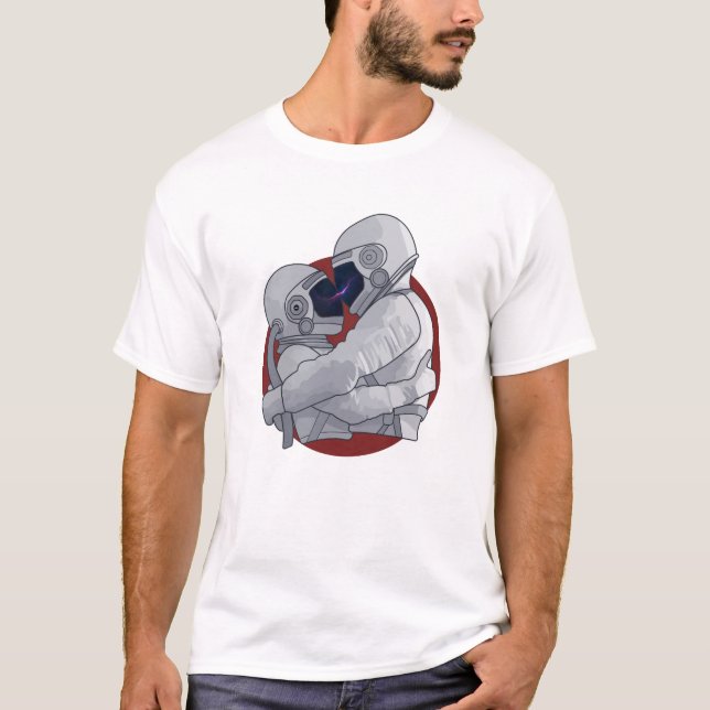 Camiseta beso del espacio (Anverso)