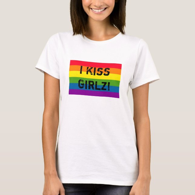 Camiseta ¡Beso Girlz del ARCO IRIS I! (Anverso)