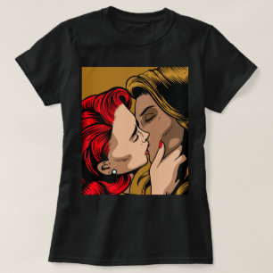 Camiseta Beso lésbico
