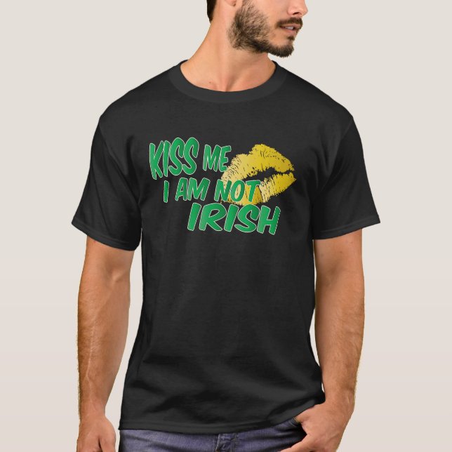 Camiseta Beso, no soy irlandés (Anverso)