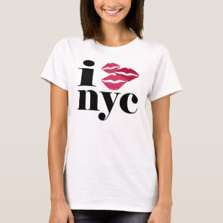 Camiseta Beso NYC del lápiz labial