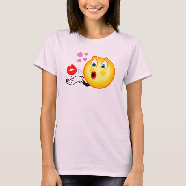 Camiseta Beso resplandeciente (Anverso)