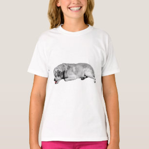 Camiseta Beso Rojo, Descanse Fácil