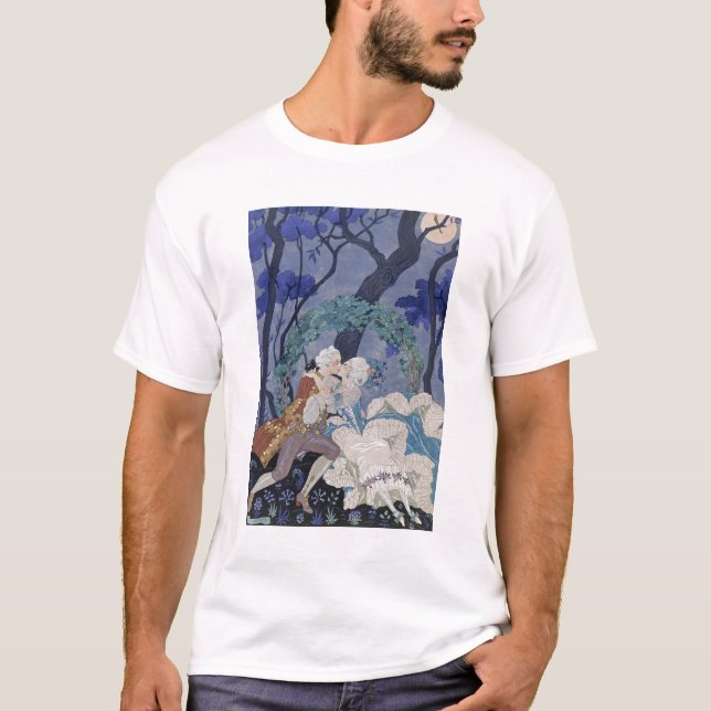 Camiseta Beso secreto, ilustracion para los "Fetes (Anverso)
