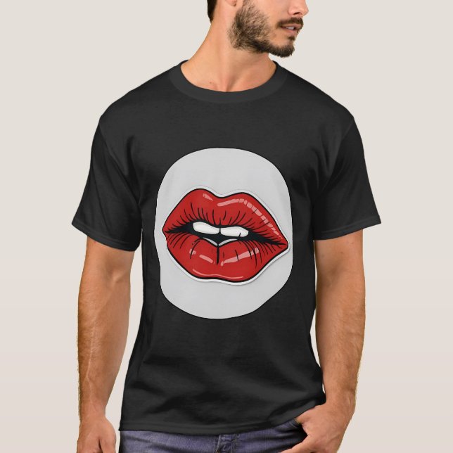 Camiseta Beso vintage (Anverso)