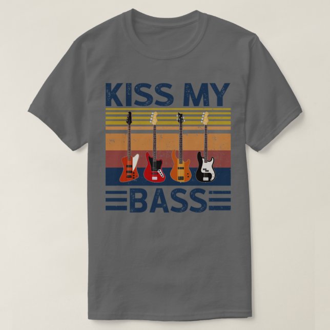 Camiseta Beso vintage mi guitarra de culo (Diseño del anverso)