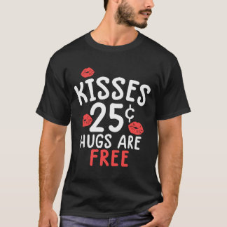 Camiseta Besos 25 céntimos el día de San Valentín gratis