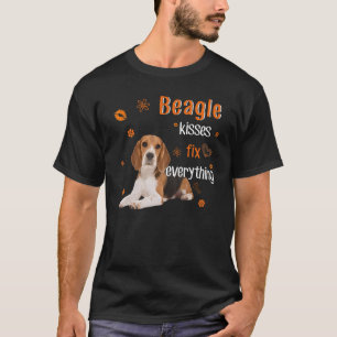 Camiseta Besos Beagle arreglan todo asombroso