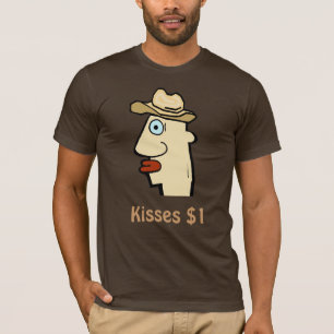 Camiseta Besos cómicos $1,