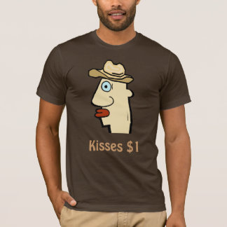 Camiseta Besos cómicos $1,