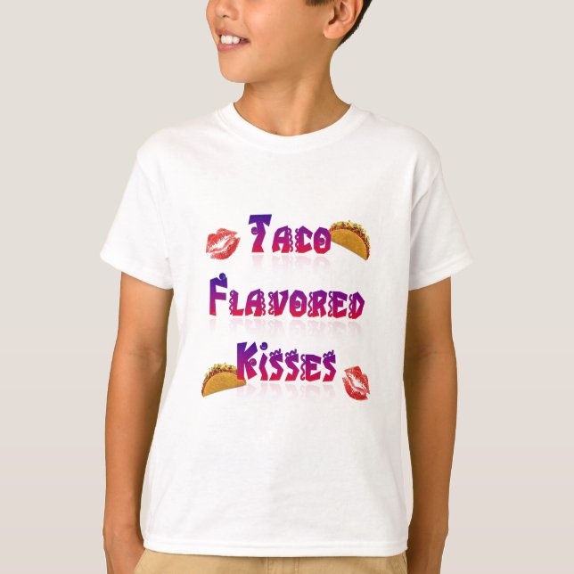 Camiseta Besos condimentados Taco (Anverso)