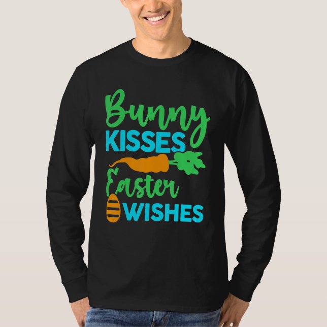 Camiseta Besos confitados Deseos de Pascua Feliz Día de Pas (Anverso)