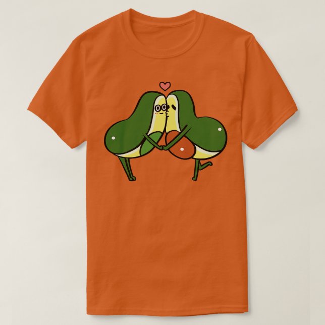 Camiseta Besos de aguacate (Diseño del anverso)