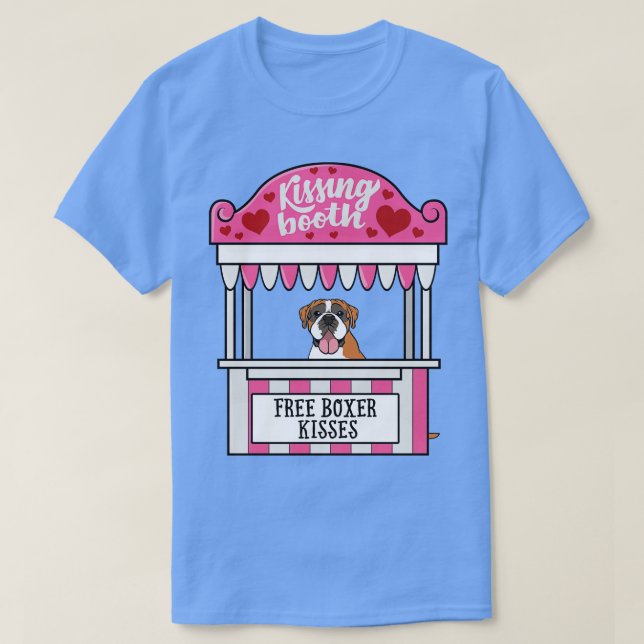 Camiseta Besos de boxer gratis (Diseño del anverso)