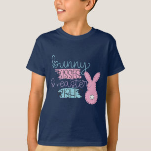 Camiseta Besos de conejita, pascua divertida