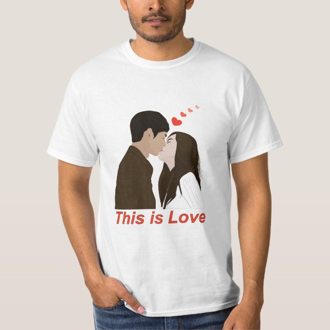 Camiseta Besos de hombres y mujeres (Anverso)