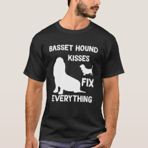 Camiseta Besos de Hound Basset arreglan todo el Museo de Ho