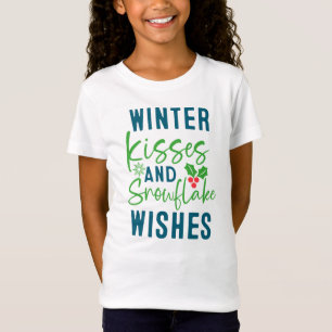 Camiseta Besos de Invierno y Deseos de Copos de Nieve-51963
