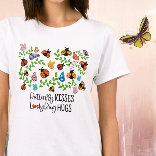 Camiseta Besos de mariposa, abrazos de mariposa (Subido por el creador)