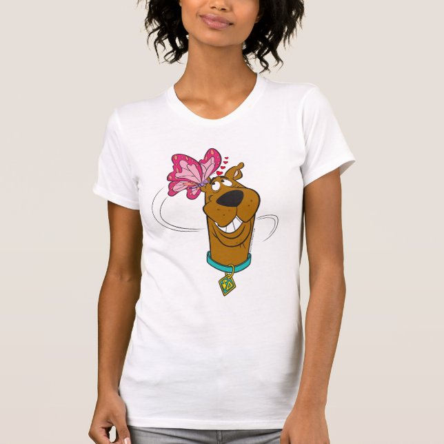 Camiseta Besos de mariposa Scooby-Doo (Anverso)