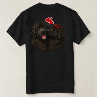 Camiseta Besos de Newfie Amor de Cachorro