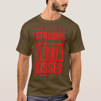 Camiseta Besos de salida directa Valentine Diversión Mamá P