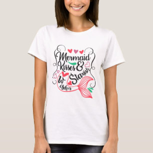 Camiseta Besos de sirena Deseos de estrella de mar