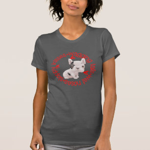 Camiseta Besos descuidados, francés