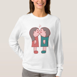 Camiseta 💑 💕 besos dulces: Un 💕 de San Valentín 💑